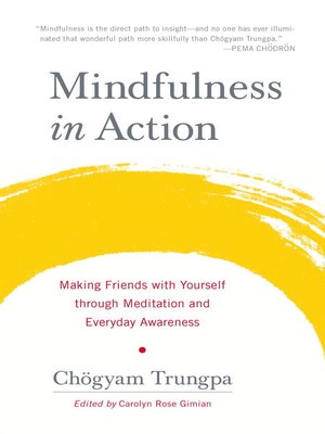cover image of Mindfulness in Action